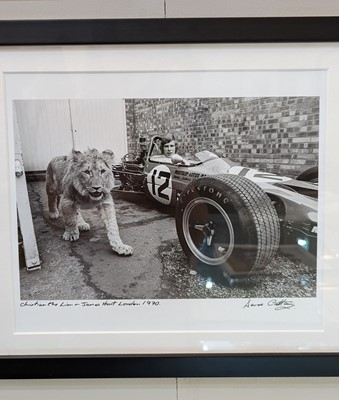 Lot 189 - A group of framed photographs of Christian the Lion
