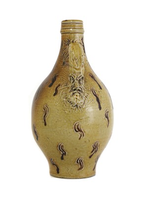 Lot 6 - An R W Martin stoneware 'bellarmine' bottle
