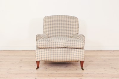 Lot A large Grafton armchair by Howard and Sons