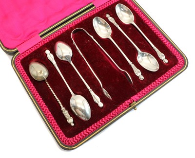 Lot 57 - A collection of George III and later silver flatware