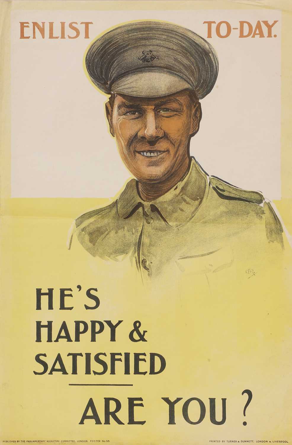 Lot 36 - A World War I propaganda poster