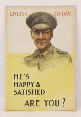 Lot 36 - A World War I propaganda poster