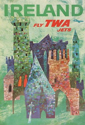 Lot 245 - A Trans World Airlines travel poster