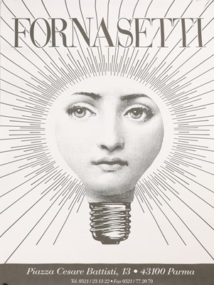Lot 204 - A Fornasetti shop poster