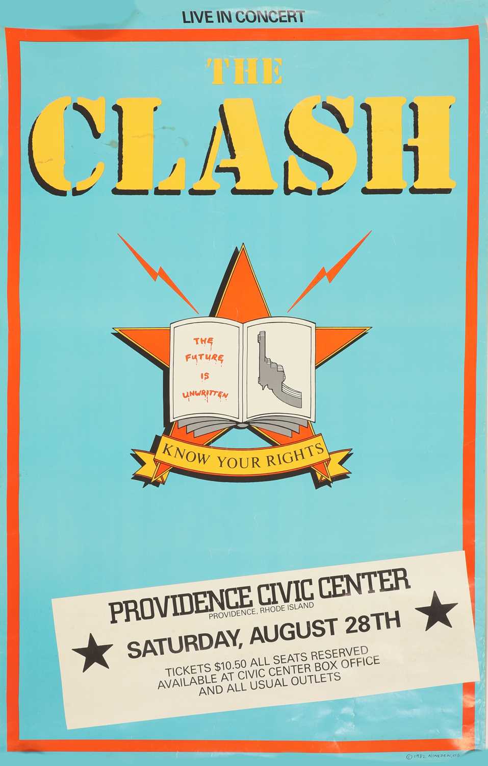 Lot 205 - An American 'The Clash' poster
