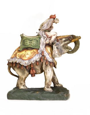 Lot 40 - An Austrian Art Nouveau Imperial Amphora porcelain figurine