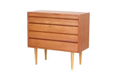 Lot 227 - A Danish teak four-drawer chest