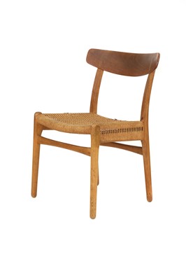Lot 360 - A Danish oak 'CH23' chair