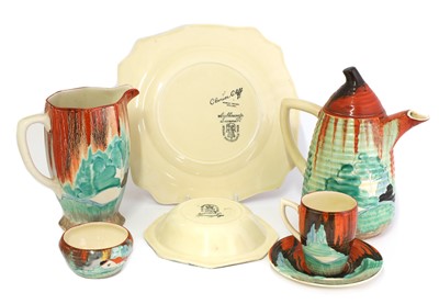 Lot 127 - A collection of Clarice Cliff 'Forest Glen' items