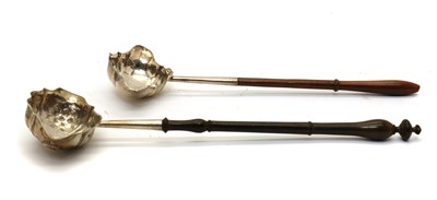 Lot 39 - A George II silver toddy ladle