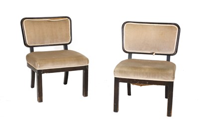 Lot 84 - A pair of German Art Deco mahogany bedside tables