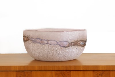 Lot 254 - A Murano 'Scavo' glass bowl