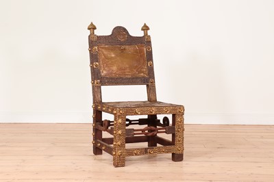 Lot 238 - An Asante 'Asipim' throne chair