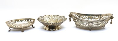 Lot 46 - A pair of silver-plated candelabra