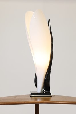 Lot 466 - A Perspex table lamp