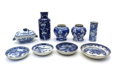 Lot 83 - A collection of Chinese prunus blossom porcelain vases