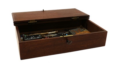 Lot 202A - A mahogany sewing box