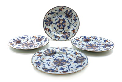 Lot 136 - A set of four Chinese Imari plates