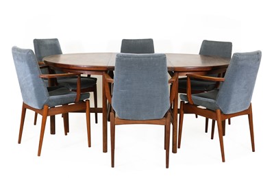 Lot 335 - An Archie Shine rosewood dining group