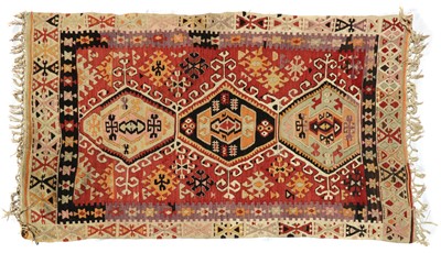 Lot 214 - An Oushak Kilim rug