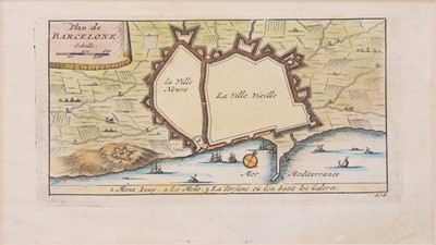 Lot 9 - Collection of 12 Original hand-coloured & mounted MAPS