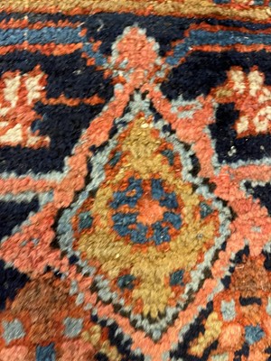 Lot 158 - A Persian Heriz wool rug