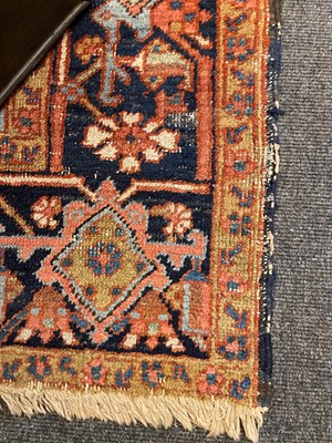 Lot 158 - A Persian Heriz wool rug
