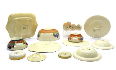 Lot 64 - A collection of Clarice Cliff 'Autumn Crocus' items