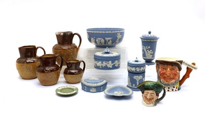 Lot 110 - A collection of Wedgewood Jasperware items
