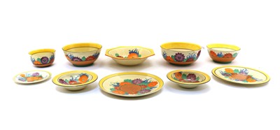 Lot 62 - A collection of Clarice Cliff 'Gayday' items