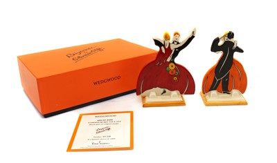 Lot 69 - A pair of boxed Wedgewood 'Age of Jazz' dancers