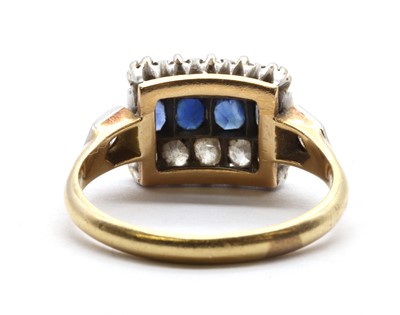 Lot 40 - An early 20th century sapphire and diamond ring