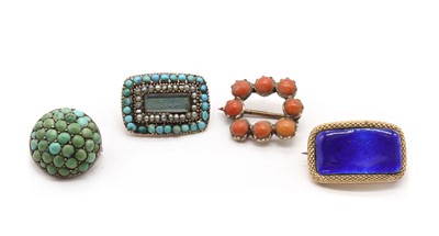 Lot 11 - Four antique brooches