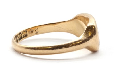 Lot 50 - An 18ct gold enamel ring, by Henry Griffith & Sons