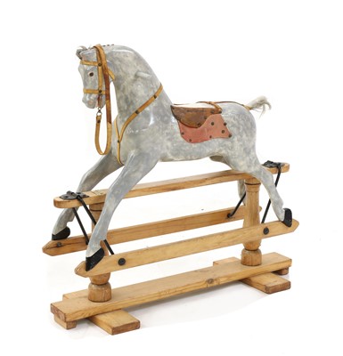 Lot 250 - A child's painted rocking horse by Ayres, London