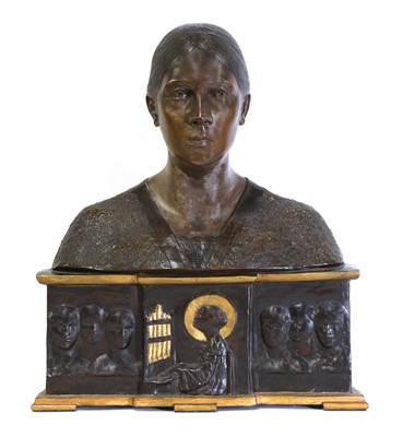 Lot 42 - A Goldscheider terracotta bust