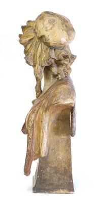 Lot 33 - A Goldscheider terracotta bust of a girl