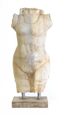 Lot 363 - A marble torso