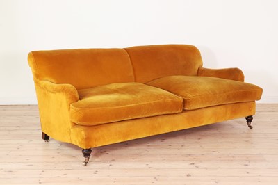 Lot A three-seater sofa by George Smith