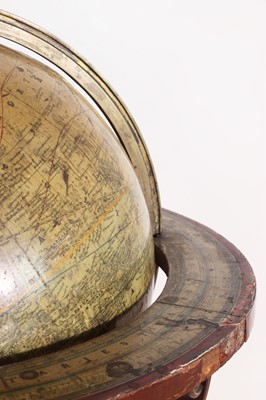 Lot 423 - A Victorian twelve-inch terrestrial library globe on stand