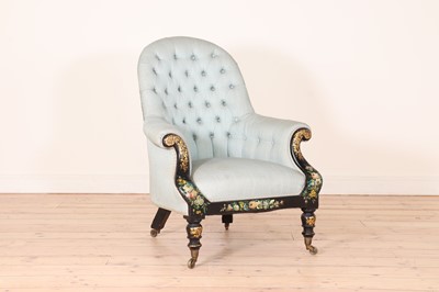 Lot 442 - A Victorian armchair