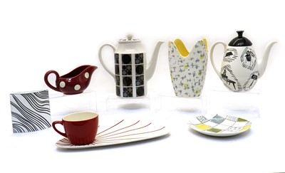 Lot 95A - A Ridgway 'Homemaker' pattern porcelain tea service
