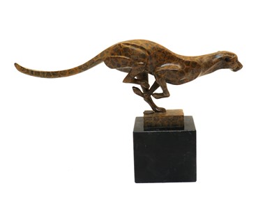 Lot 137 - A cold painted bronze figure