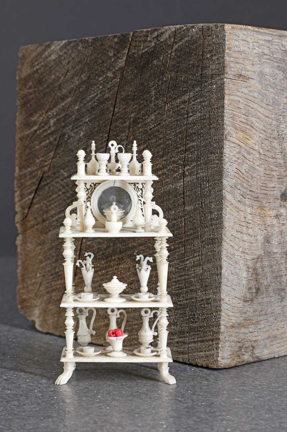 Lot 3 - A collection of Napoleonic prisoner of war and folk art carved bone miniatures