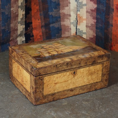 Lot 19 - A captain's box