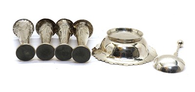 Lot 43 - A Victorian silver Christening bowl and spoon