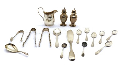 Lot 42 - A collection of silver flatware