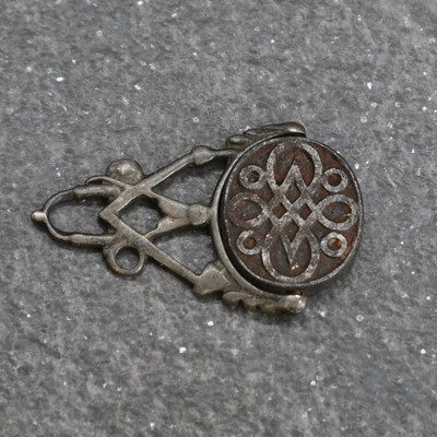 Lot 54 - A Masonic Jacobite Rising fob seal