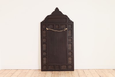 Lot 61 - A mother-of-pearl inlaid mirror in the Damascus style