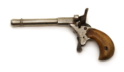 Lot 200 - A German .22 flobert 6mm parlour pistol